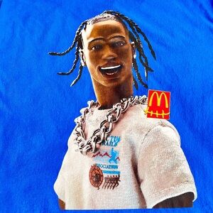 Travis Scott x McDonald’s Cactus Jack Action Figure Series III Tee RoyalBlue XXL